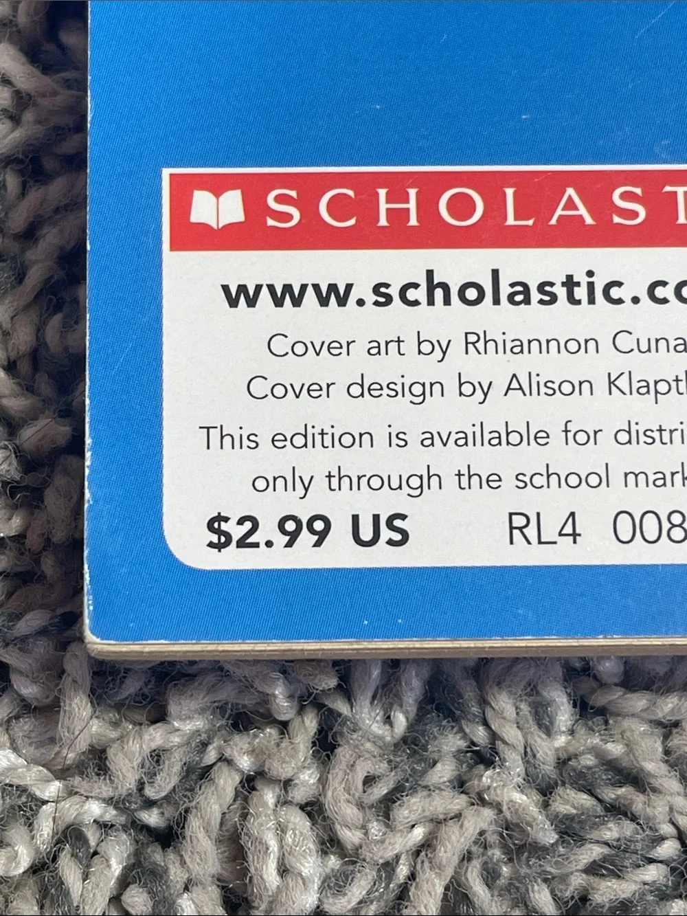 Scholastic book used